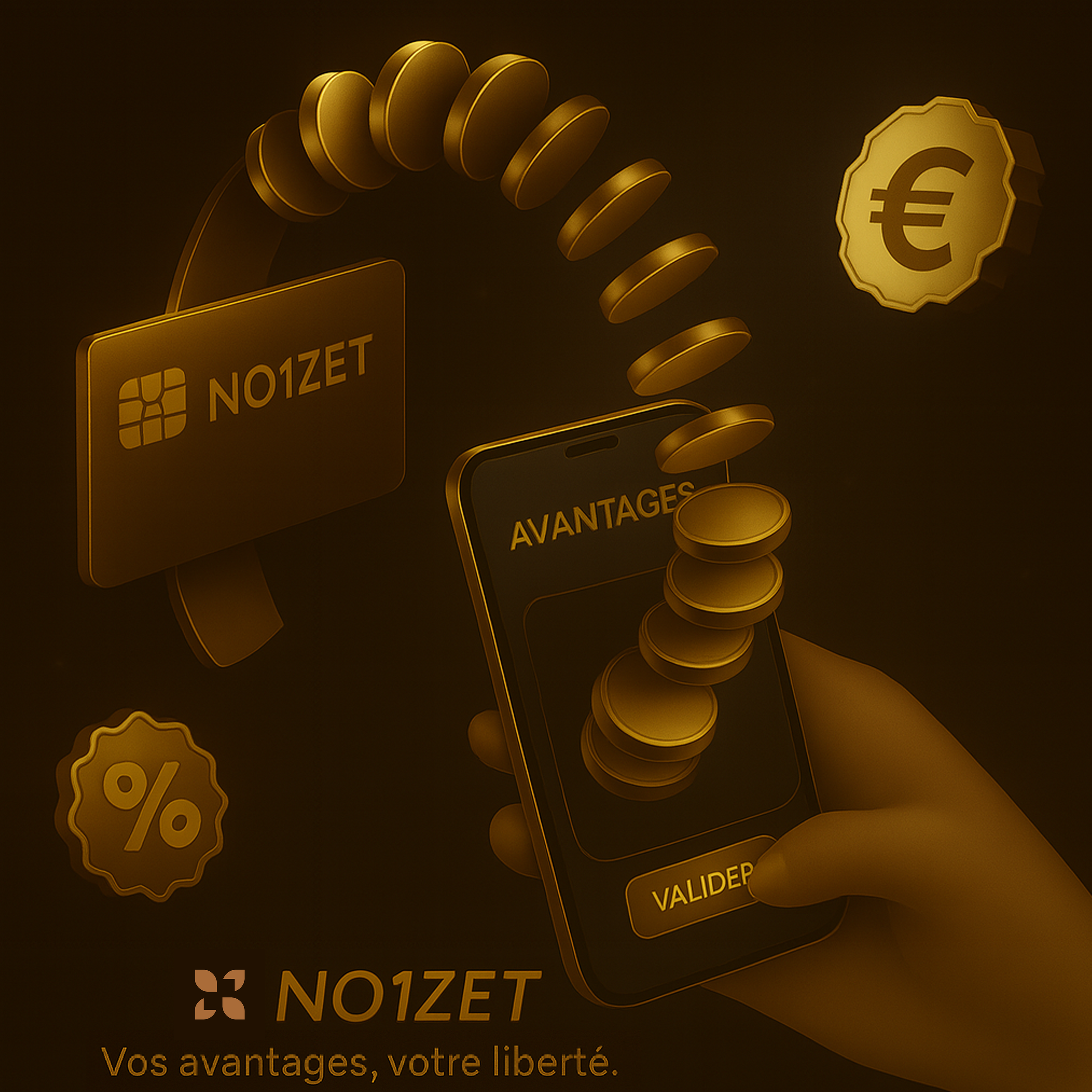 N01ZET Plateforme RH Digitale - Carte Avantages Sociaux et Interface Mobile avec Optimisation Fiscale